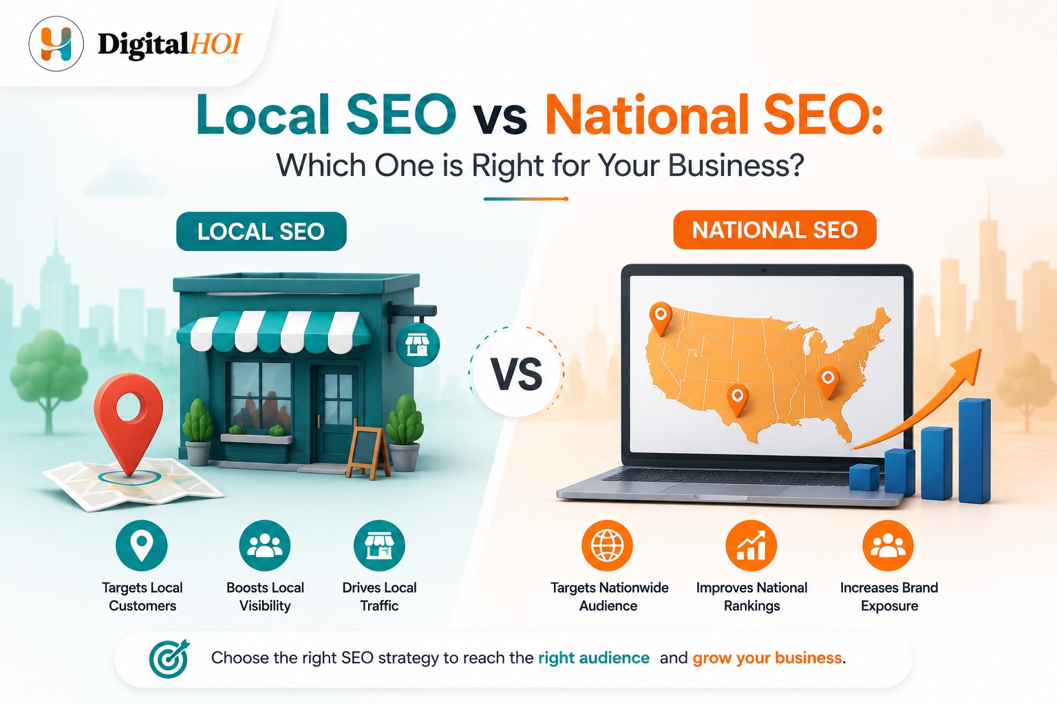 Local SEO vs National SEO