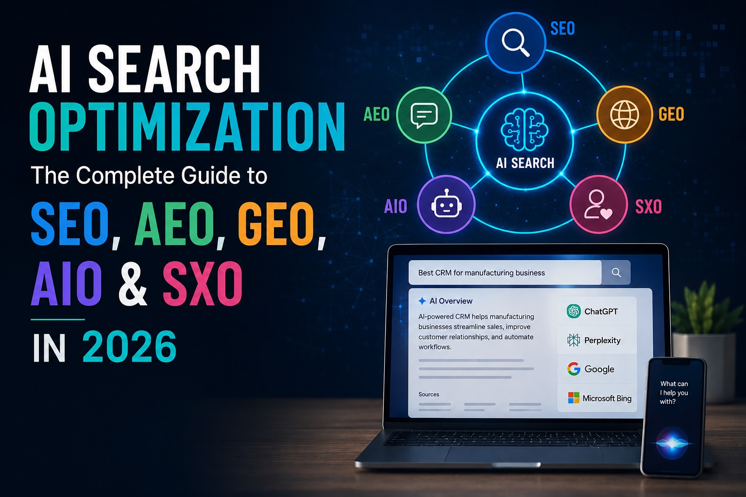 AI Search Optimization: The Complete Guide to SEO, AEO, GEO, AIO