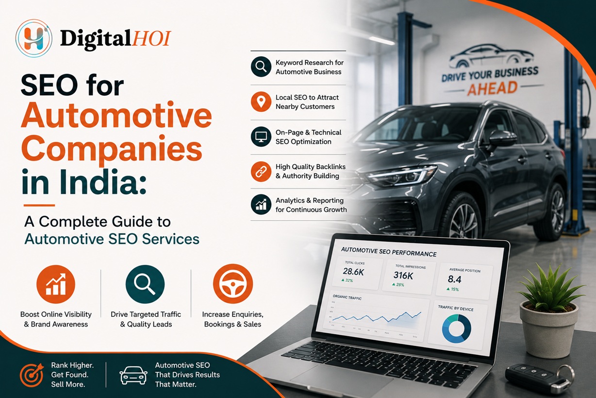 SEO for automotive companies in India